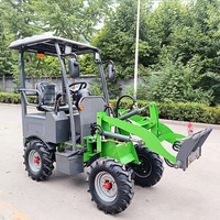 Mini chargeuse électrique multifonctionnelle avec tige de levage hydraulique Chargeuse frontale avec CE