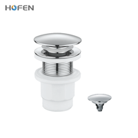 Vanne Click Clack Moderne en Laiton Chromé pour Lavabo d'Hôtel, Siphon Anti-odeur pour Évier, Drain de Lavabo Pop-Out