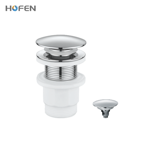 Vanne Click Clack Moderne en Laiton Chromé pour <span class=keywords><strong>Lavabo</strong></span> d'Hôtel, Siphon Anti-odeur pour Évier, Drain de <span class=keywords><strong>Lavabo</strong></span> Pop-Out - Product Image 1