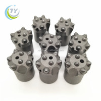 Foret conique en acier au carbone forgé de 36 mm, 7 degrés, à jupe courte, pour le forage de roche et l'exploitation minière