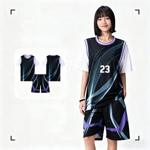 Meilleur maillot de basket-ball à sublimation 2025, t-shirt, meilleur design, ensemble de maillots de basket-ball vierges pour femmes - Product Image 6