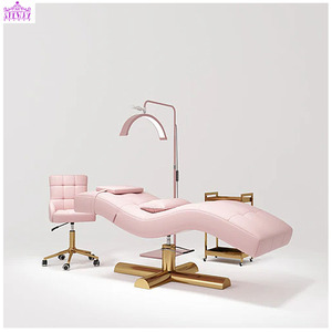 Vente en ligne <span class=keywords><strong>de</strong></span> meubles <span class=keywords><strong>de</strong></span> salon <span class=keywords><strong>de</strong></span> beauté <span class=keywords><strong>Lit</strong></span> <span class=keywords><strong>de</strong></span> massage cosmétique à base d'or moderne <span class=keywords><strong>Lit</strong></span> <span class=keywords><strong>de</strong></span> spa électrique pour le visage avec lumière - Product Image 1