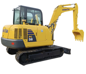 Mini excavatrice utilisée par PC56 de KOMATSU de rendement élevé - Product Image 1