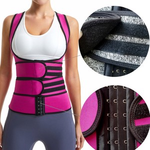 Phụ Nữ Của Cao Nén Có Thể Điều Chỉnh Eo Huấn Luyện Viên Đôi Vành Đai Corset Vest Với Móc & Vòng Lặp Đóng Cửa Chất Lượng Shapewear - Product Image 3