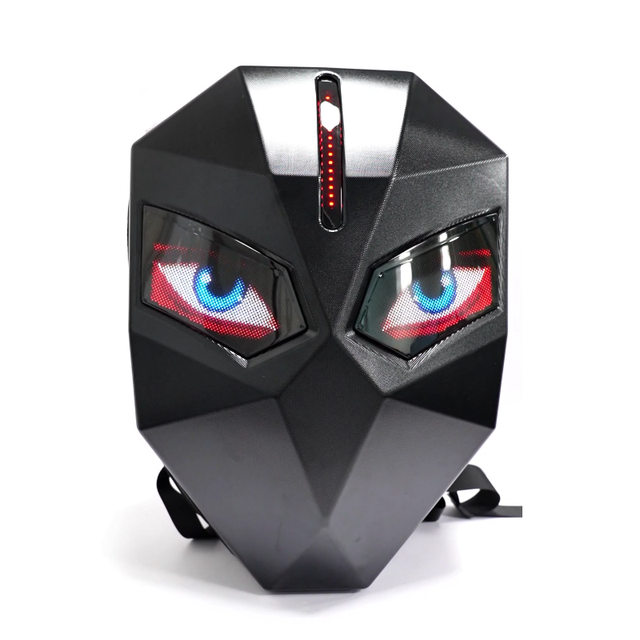 LED Motorcycle Backpack, Programmable Screen LED Backpack,  Motorcycle Riding Backpack for Travel Motorcycle Riding