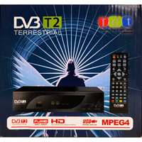 Receptor de TV Terrestre DVB-T2 1080p HD H.264/MPEG-4 DivX para USB 2.0 EPG Subtítulos en Varios Idiomas 600 Canales Doble Núcleo Control Remoto IR