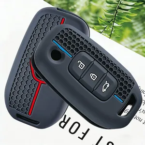 Étui de clé de voiture en silicone souple de qualité supérieure pour Renault Kwid 2023 Trafic Clio Kadjar Clio 5 Captur Arkana Sandero Stepway Logan <span class=keywords><strong>Twingo</strong></span> - Product Image 1