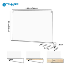 Divisor <span class=keywords><strong>de</strong></span> Estanterías Transparente, Organizador <span class=keywords><strong>de</strong></span> Plástico Multiusos para Despensa y Oficina - Product Image 3