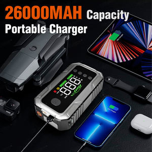 Démarreur de voiture <span class=keywords><strong>26000mAh</strong></span> 1800A Peak avec compresseur d'air 150PSI et <span class=keywords><strong>Power</strong></span> <span class=keywords><strong>Bank</strong></span> QC3.0 18W - Product Image 4