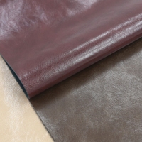 Cuir synthétique PU imperméable à toucher doux, motif papier décollable 1,1 mm, pour empeignes de chaussures, fabriqué en Chine