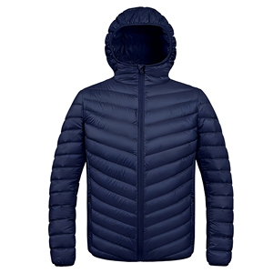 Veste matelassée en toile pour homme de haute qualité, col montant, pour l'extérieur - Couleur et taille personnalisées, respirante, pour l'hiver, prix raisonnable - Product Image 1