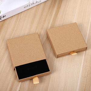 Custom Logo Paper Sliding Drawer Jewelry Packaging <b>Box</b> <b>Gift</b> <b>Box</b> for Ring Necklace <b>Earrings</b> Bracelet - Product Image 2