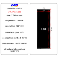 Panneau tactile intelligent Android pour maison connectée de 7 pouces, HMI, Zigbee, Tuya, interrupteur à contact sec, écran LCD