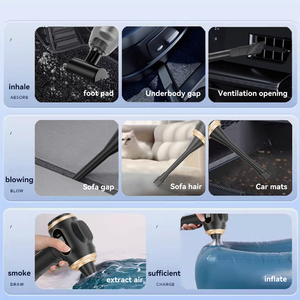 Có thể sạc lại mini không dây cầm tay xe máy hút bụi, xách tay chân không khô cho xe hơi và nhà, đa chức năng không dây sạch hơn - Product Image 5