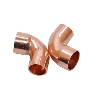 90-Degree <b>Copper</b> Elbow <b>Copper</b> Fitting for Red <b>Copper</b> Welded <b>Copper</b> Pipes 90-Degree <b>Copper</b> Elbow <b>Copper</b> Fitting - Product Image 1
