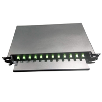 ODF optique 19 pouces 12 ports FC APC, fibre optique ODF 12 ports SC, tiroir optique, plateau optique, cajonera optica