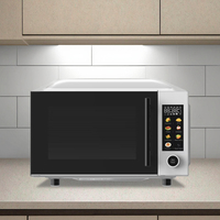 Oven Microwave Elektrik 700W 20L dengan Casing Kaca, Kontrol Timer Digital, Pemanasan Cepat, Hemat Energi, Laris Terjual