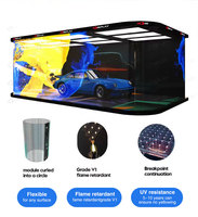 Écran LED transparent P3.91 3840Hz à taux de rafraîchissement élevé pour vitrine de luxe, scène de bâtiment et événements (Pantalla LED)