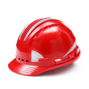 ABS Éléments de sécurité industrielle V type HDPE construction Site Ingénierie Casque de sécurité Casque de sécurité en plastique