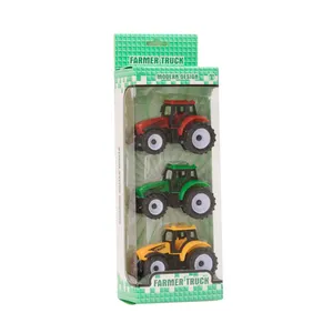 प्लास्टिक किसान कार मॉडल खिलौना वापस बच्चों के लिए फार्म ट्रक