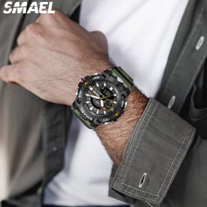 Reloj Deportivo a Prueba de Agua SMAEL 8040, Cronómetro, Alarma, Relojes de Cuarzo Digitales de Moda Juvenil para Hombre - Product Image 3