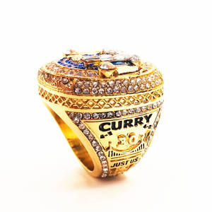 Grosir Lintas Batas Cincin Batu Permata Resmi Juara Warrior 2018 Berkualitas Tinggi, Trendi, Modis, Berlapis Platinum - Product Image 6