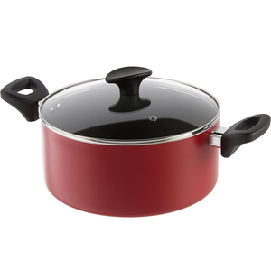 Chất lượng cao nhôm Fry Pan thịt hầm chảo nấu ăn chảo và chậu 12pcs cuộc sống Nụ cười không dính <span class=keywords><strong>Cookware</strong></span> Set - Product Image 2