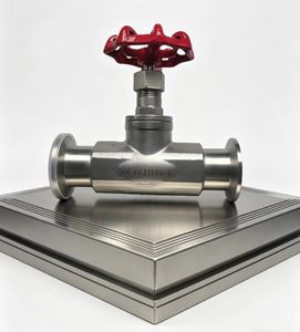 Vanne à boisseau sphérique sanitaire à trois colliers de marque <span class=keywords><strong>KEJ</strong></span>, en acier inoxydable 304 316L de qualité alimentaire, manuelle, modèle DN15-DN100 pour boissons - Product Image 2
