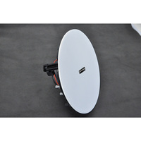 FCR86 Offres Spéciales Haut-parleur de plafond coaxial sans cadre de 8 pouces avec gril magnétique pour café d'hôtel à la maison en plastique durable
