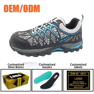 Zapatos de Seguridad para Hombre, Diseño OEM, para Senderismo, Corte Bajo, Parte Superior de KPU, Absorción de Impactos, Suela de Goma EVA, Protección Contra Pinchazos, Puntera de Fibra de Vidrio EU - Product Image 3