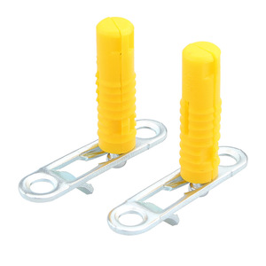High-Quality <b>Sliding</b> Snap Fit Concealed Connector 33mm Yellow Furniture Cabinet Connector Invisible Installation - Product Image 3