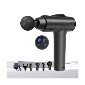 <span class=keywords><strong>Pistolet</strong></span> de <span class=keywords><strong>massage</strong></span> électrique portatif avec 30 vitesses de vibration, percussion des tissus profonds pour la relaxation musculaire professionnelle - Product Image 1