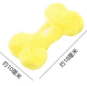 Lynpet indestructible masticar juguete perros corazón gráfico Diseño de hueso divertido juguete de peluche chirriante suministro de lana - Product Image 6