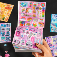 Mr.Paper – Lot de 20 autocollants découpés, style holographique Y2K sur papier couché, pour journal créatif, coque de téléphone, décalcomanies et fournitures d'artisanat