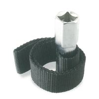 Clé à filtre à huile pour réparation automobile, fournisseur taïwanais, avec barre en acier Cr-V 50BV30 et sangle en nylon noir pour démontage de voiture