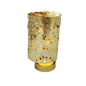 Hochzeit Tisch dekoration rotierende Kerzenhalter Metall Laterne Stern Karussell Tee licht Kerzenhalter - Product Image 2