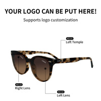 Unisex Custom Logo Polarized Anti-Radiation Driving Sunglasses with % UV Protection Lightweight Durable for Day Night Use