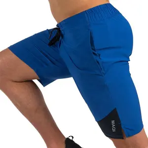 Street wear fashion pantaloncini da pista da uomo di alta qualità set jogger private label pantaloni sportivi corti dryfit di marca propria