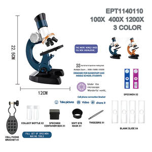 Juego de Microscopio EPT, Microscopio Óptico Portátil de Mano con Enfoque Ajustable, Juguete Científico para Niños, Aprendizaje STEM - Product Image 6