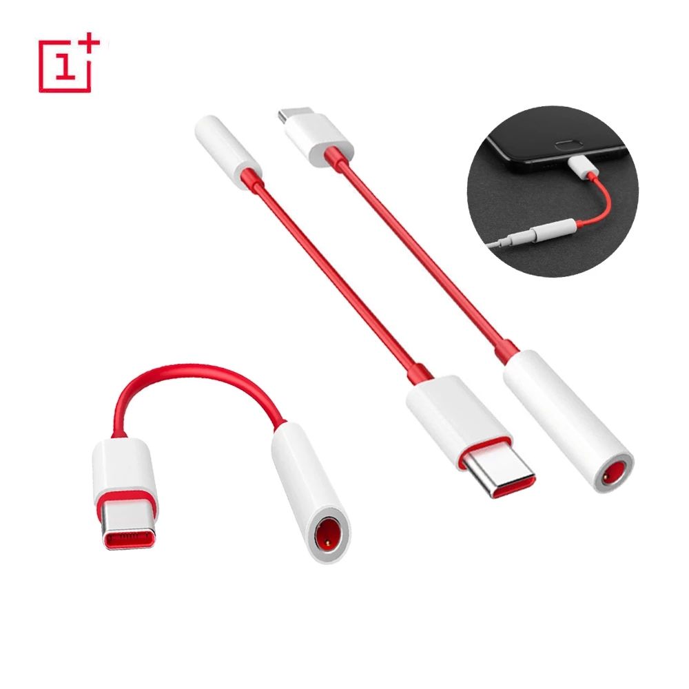 Original USB Type C to Earphone Jack Adapter for One Plus