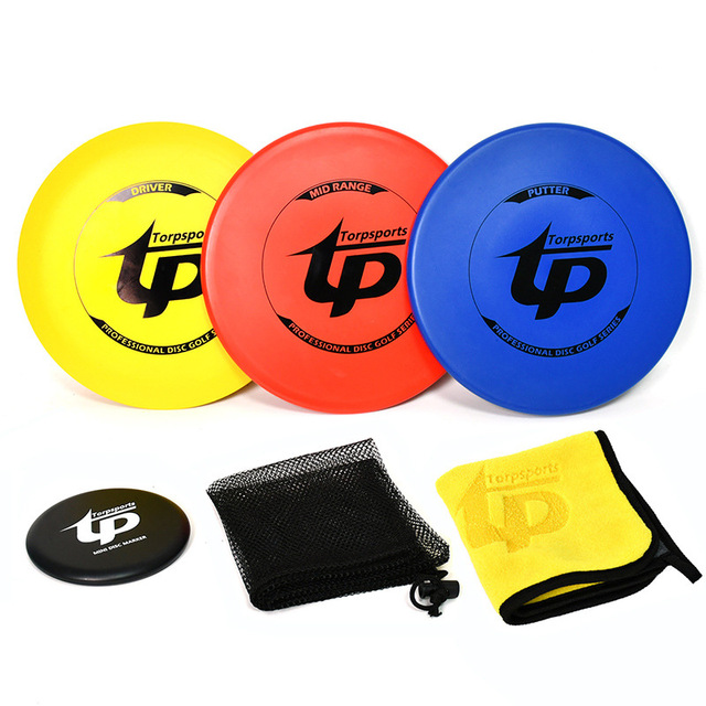 Plastic Disc Golf Game 3-Pack & 6-Pack with Bag-Model TP-GF203 Made in China