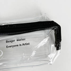 Bolso de Pvc de joyería con logotipo personalizado de nuevos materiales, bolso de compras de Pvc a buen precio, bolso transparente con cremallera - Product Image 3