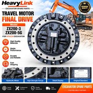 Motor de Traslación Final para Excavadora, Repuesto para Hitachi ZX200-3 ZX200-5G, Componente de Tracción de Oruga - Product Image 1