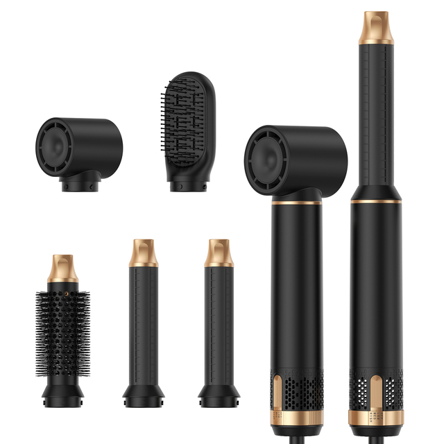 OEM Wholesale 5 in 1 Hair Styler High Speed BLDC Hair Dryer Hot Air Brush Multifunctional Folding Brushless Blow Dryer Brush