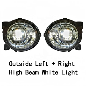 1 Pezzo Faro Fendinebbia a LED Compatibile con Scania Serie P/G/R/T 2004+ Lato Sinistro + Lato Guida Omologazione E-mark E9 - Product Image 1