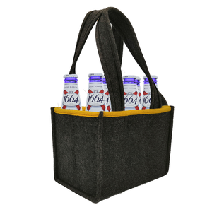 Sac de vin en feutre imperméable à l'eau tasse de bière en feutre pour la promotion vente chaude sac de bière 6 bouteilles pour la promotion - Product Image 2