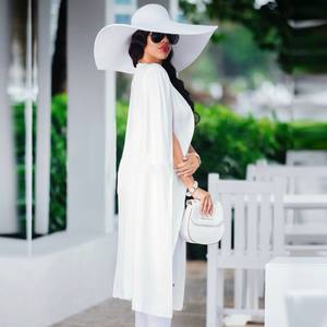 Lady Cardigan Poncho Coat New Elegant Split Windbreaker Suit Jacket Women Solid <span class=keywords><strong>Blazer</strong></span> <span class=keywords><strong>Cape</strong></span> Jacket - Product Image 2