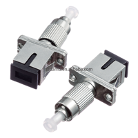 Adaptateur hybride fibre optique Damu FC mâle SC femelle UPC, connecteur convertisseur monomode à bride pour réseau télécom FTTH 1260-1650nm