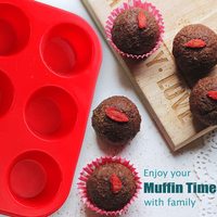 Moule à brownies, cupcakes et muffins en silicone, antiadhésif, sans BPA, écologique, jetable, de qualité supérieure LFGB, pour la cuisson au four