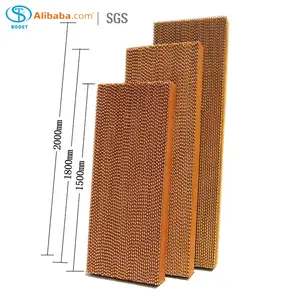 Poultry farm Wall Water Curtain/Cooling pad 7090 evaporation Wet Paper for Pig farm Livestock shed Water curtain cooling system